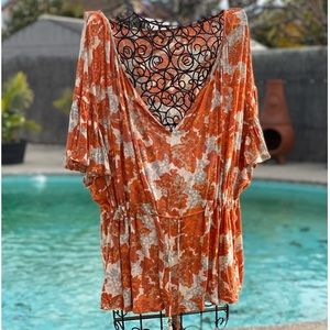 Free People “ We The Free” Floral Blouse